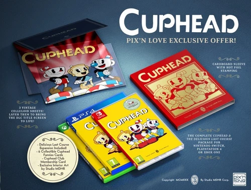 Cuphead Pix'N Love Edition PS4 Game In EN-FR-DE-ES-IT-JP-CH-KR-PT NEW Platform A - Picture 1 of 5