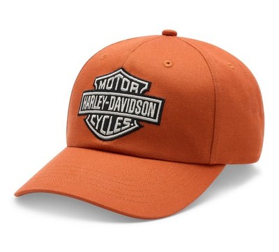 HARLEY-DAVIDSON H-D Essential Adjustable Cap Schirmmütze Vintage Orange