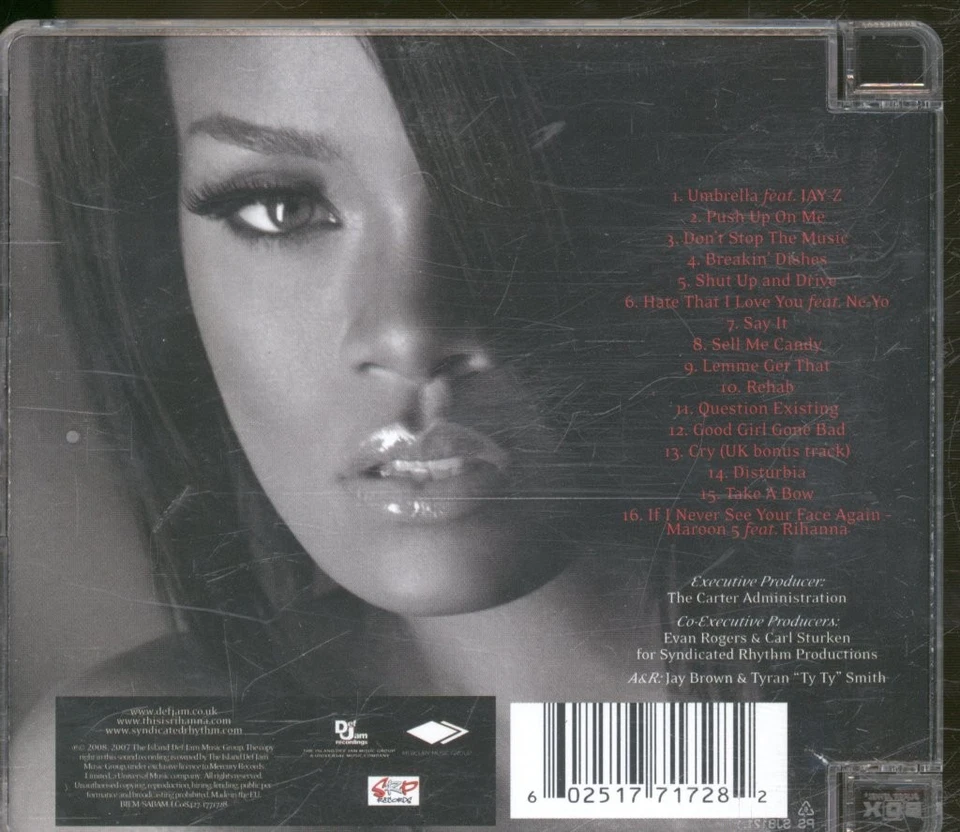 Rihanna Good Girl Gone Bad CD Europa Def Jam 2008 In Info-Stickered Super Jewel - Bild 2 von 3