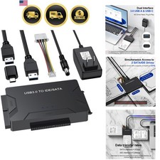 USB Hard Drive Adapter 3.0 Type C SATA IDE HDD SSD Data Recovery Tool
