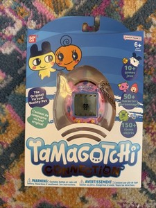 Tamagotchi Connection v3 White Silver Stars English Asia 2005 (US Seller