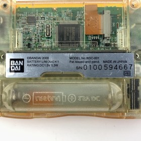 BANDAI Wonderswan Color Crystal Orange Console WSC-001 From Japan As Is 9109 UT