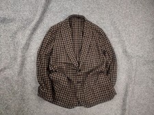 Windsor Italy Design wool cashmere Brown chec...