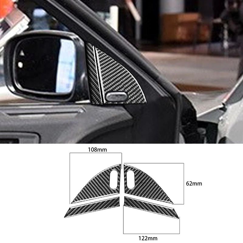 Juego completo de cubierta para decoración interior de coche de fibra de carbono real para Chrysler 300 2011-2023 Foto 4 de 4