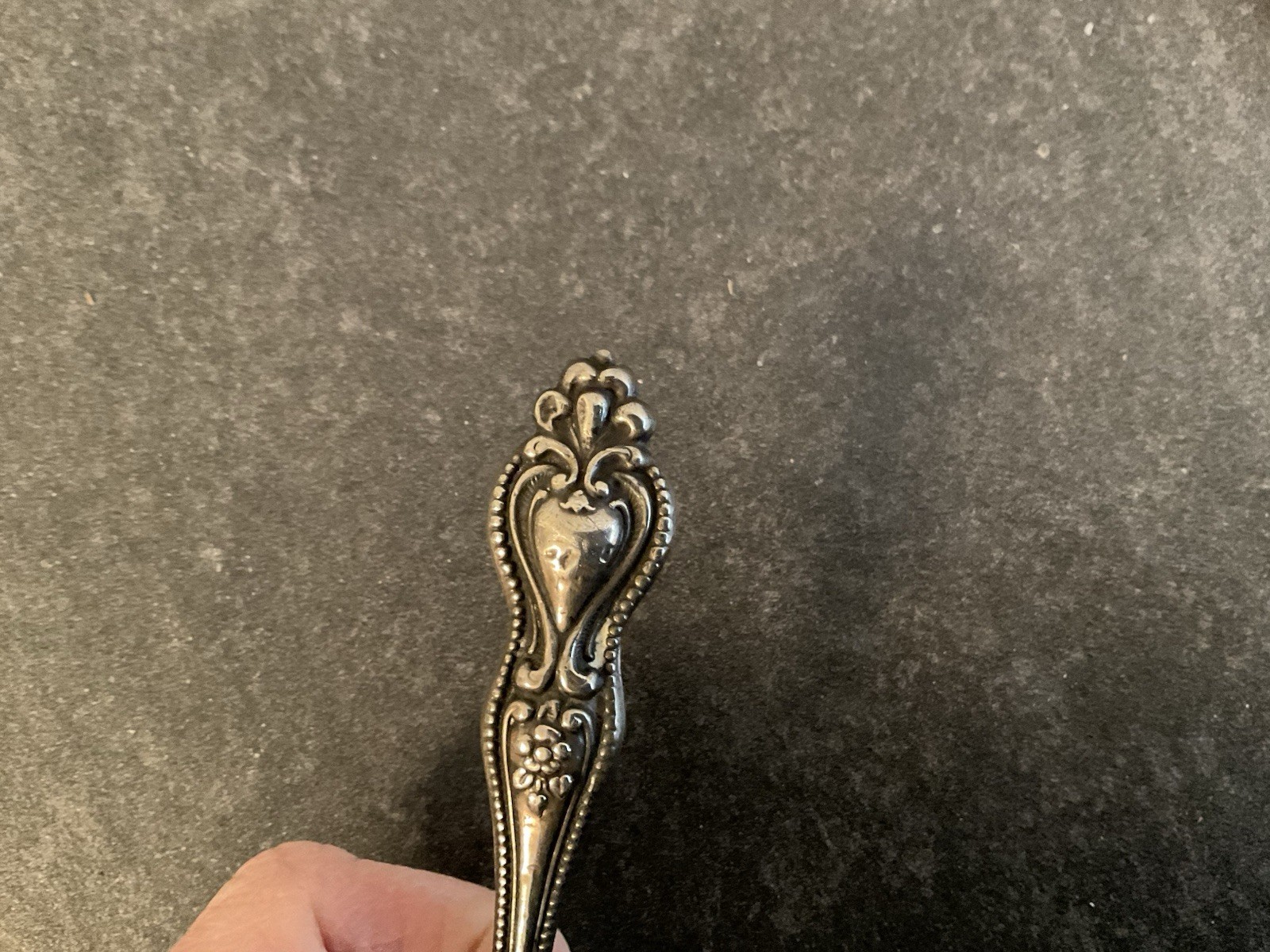 Rogers Victorian Silver Button Hook - image 2