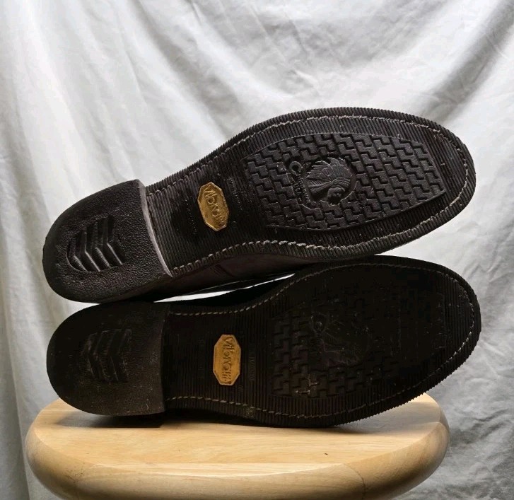 Chippewa LL Bean Katahdin Engineer Boots Plain Toe Mens 11 D MADE IN USA VINTAGE