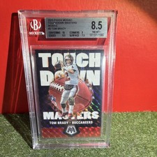2020 Panini Mosaic Tom Brady #TM2 Touchdown Masters Mosaic Buccaneers BGS 8.5