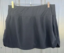 HUK Black Icon X Skort Women's Size Large Tennis Athleisure Jogging Walk