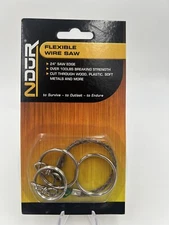 Ndur Commando Wire Saw 24" over 100lbs Breaking Strength Cuts Wood, Plastic