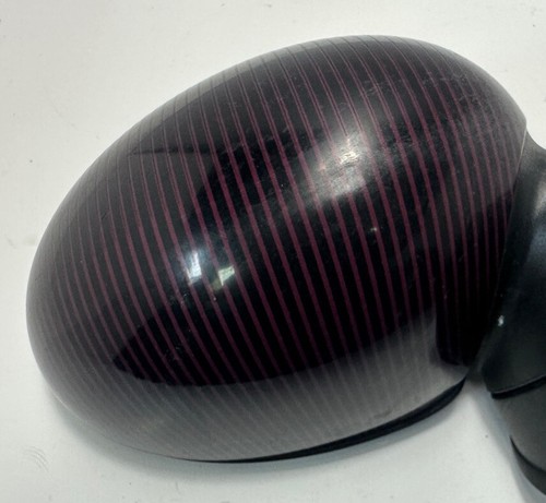 2007-2012 MINI COOPER CLUBMAN BLACK AND RED RIGHT PASSENGER SIDE MIRROR OEM M386 - Picture 4 of 9