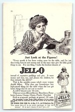 1913 Jell-0 Gelatin Dessert Pudding Pie 10&cent;  Housewife Vintage Print Ad