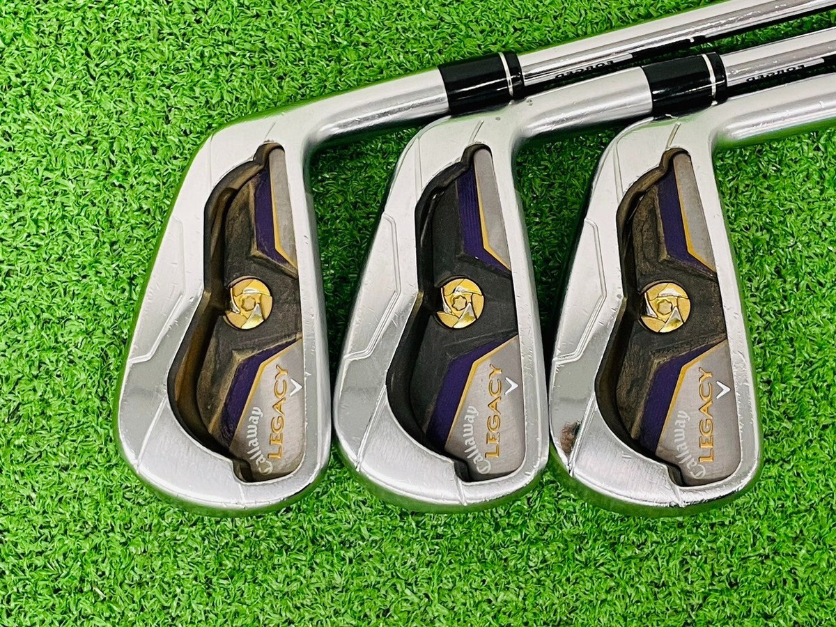 Set of 6 x Callaway Legacy Forged Irons 5-PW Stiff Steel Shafts Set of 6 x Callaway Legacy Forged Irons 5-PW Stiff Steel Shafts