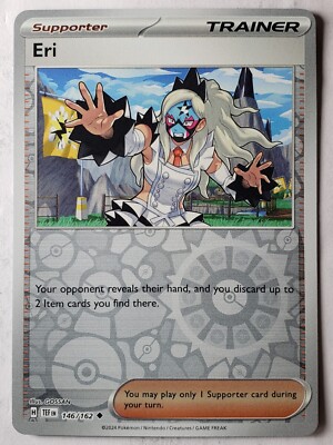 REVERSE HOLO Eri 146/162 NM / M - Temporal Forces Pokemon Card