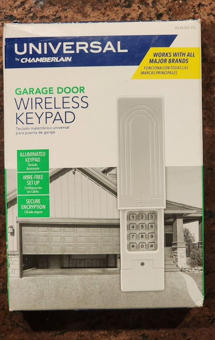 Chamberlain KLIK2UP2 Universal Wireless Garage Door Keypad eBay