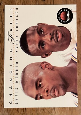 1993 Skybox Premium - Chris Webber/Avery Johnson (Changing Faces) #300