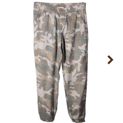 EUC Vintage Havana Girls Camo Joggers Ankle Pants Sz Small S