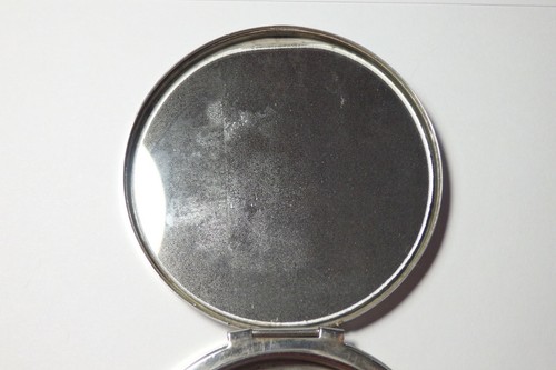 Nice 1920's Art Deco STERLING SILVER Thomae Co Makeup Purse POWDER COMPACT - Picture 7 of 12