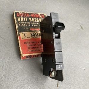 XO115 15 Amp Single Pole 15A 120v Circuit Breaker Cutler Hammer USED / NO BOX