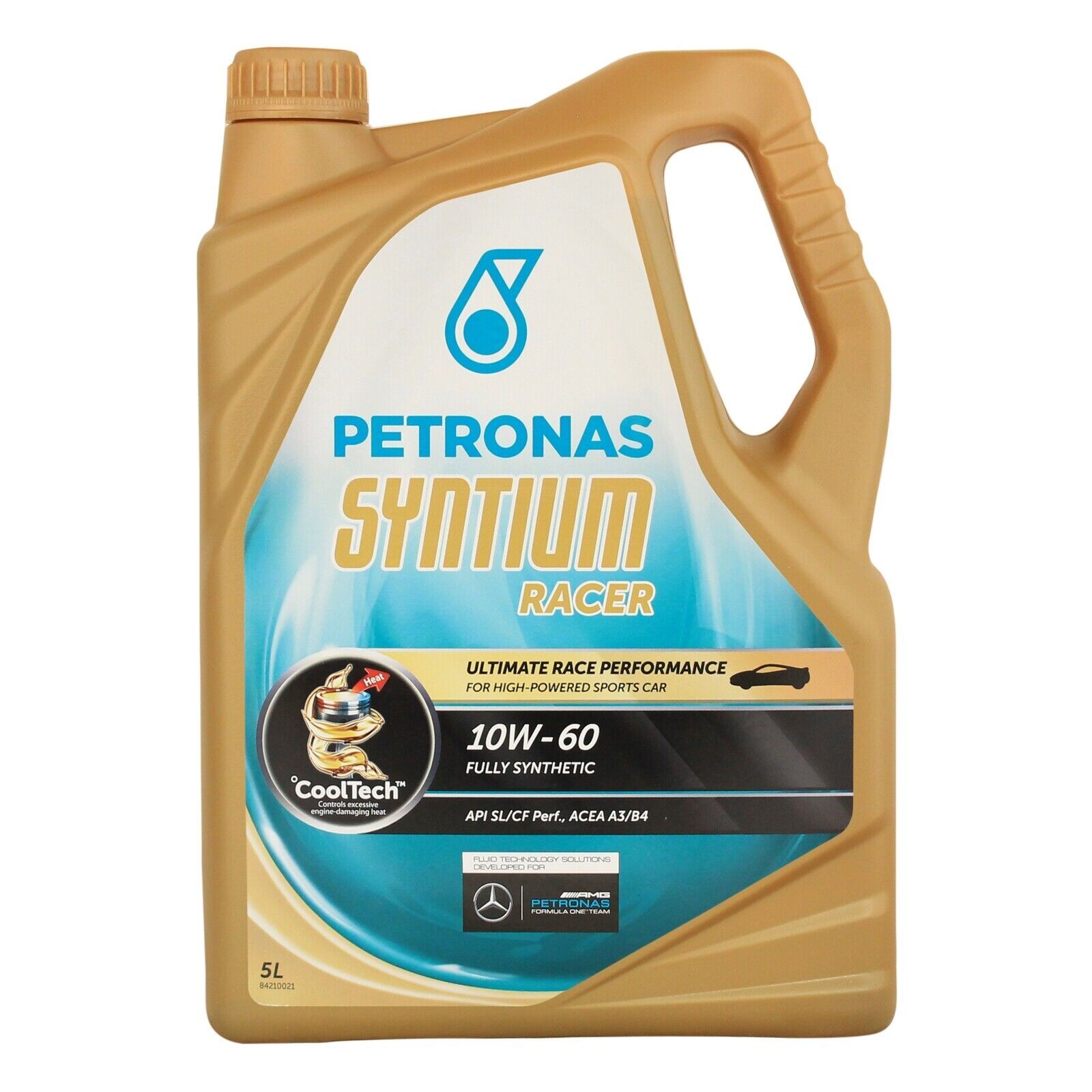 PETRONAS Syntium Racer 10W-60 10W60 Fully Synthetic Car Engine Oil - 5 Litres 5L