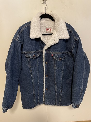 Vintage Levis Sherpa Lined Denim Jacket 