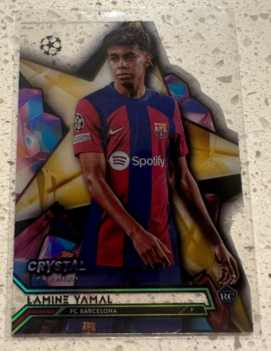 2023-24 Topps Crystal Lamine Yamal Die-Cut Fc Barcelona | eBay