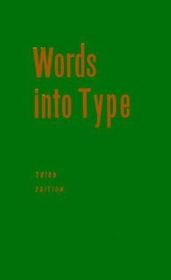 Words Into Type by Skillin