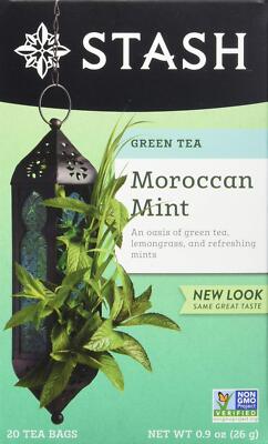 Stash Moroccan Mint Green Tea 120 Tea Bags Refreshing After Dinner Tea