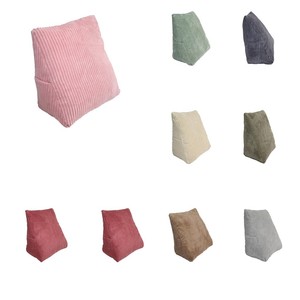 triangle reading pillow