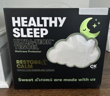 Healthy Sleep Ultra-Tech Tencel Mattress Protector SZ Cal King. New Open Box
