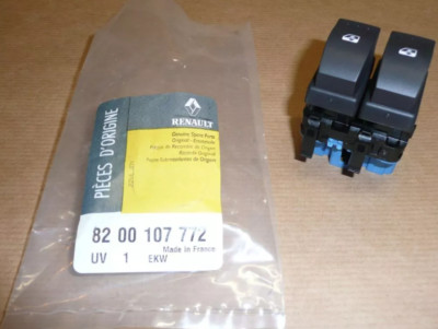 Interrupteur De Vitre électrique Pour Renault Mégane II - Bouton Conducteur, Référence 8200107772 - 2