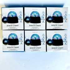 Vivitar Mini LED Disco Light Party Disco Ball Lamp Set of 6