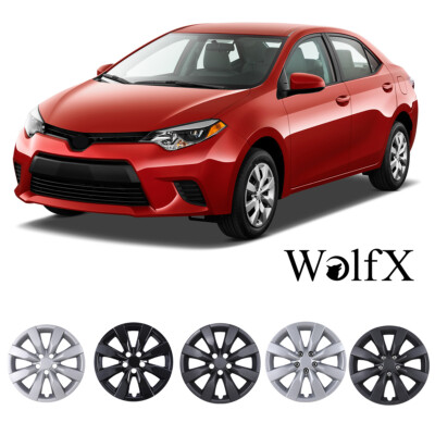 4 Packs New Wheel Covers 16  Hubcaps For 2009-2019 TOYOTA COROLLA/09-14 MATRIX
