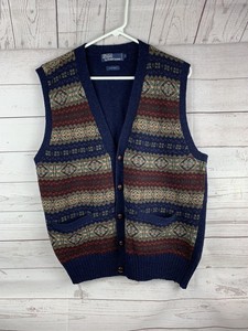polo ralph lauren fair isle vest