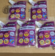 5 lot ALL THAT GLITTERS BODY GLITTER Emojination Purple