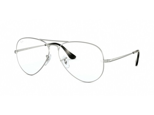 Montatura Occhiali da Vista Ray-Ban Autentici RX6489 AVIATOR argento 2538 |  eBay