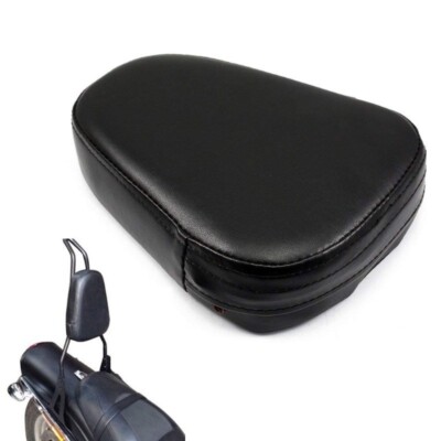 Universal Motorcycle Passenger Backrest Sissy Bar Cushion Back Pad Cafe ...