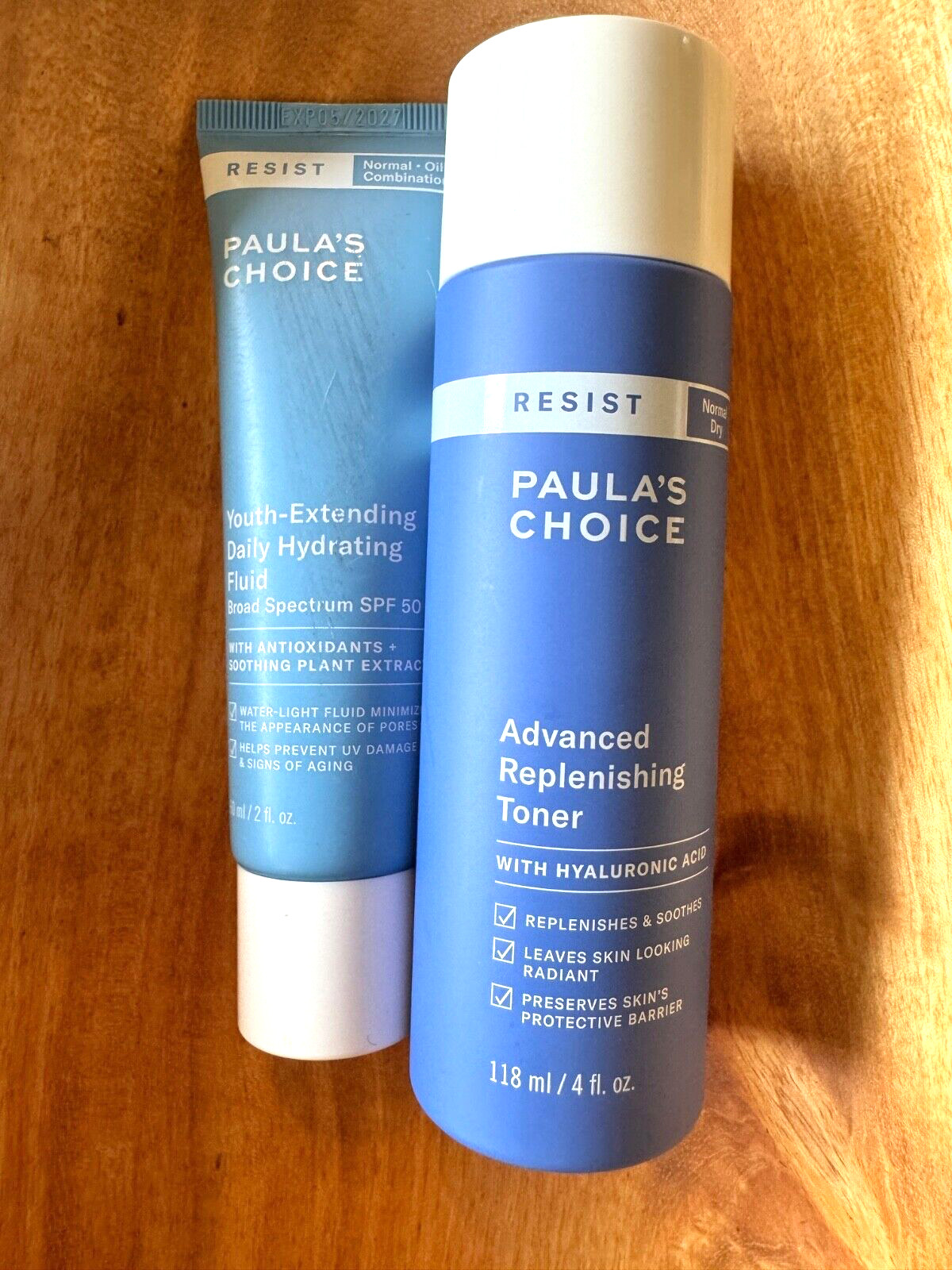 Paula’s Youth Extending Daily Hydrating Fluid + Advanced Replenishing Toner OPEN