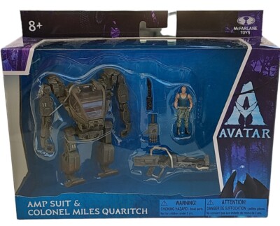  McFarlane Toys Avatar Amp Suit & Colonel Miles Quaritch New 2022 