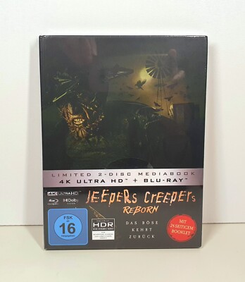 4K UHD + Blu-ray Mediabook - JEEPERS CREEPERS REBORN - NEU
