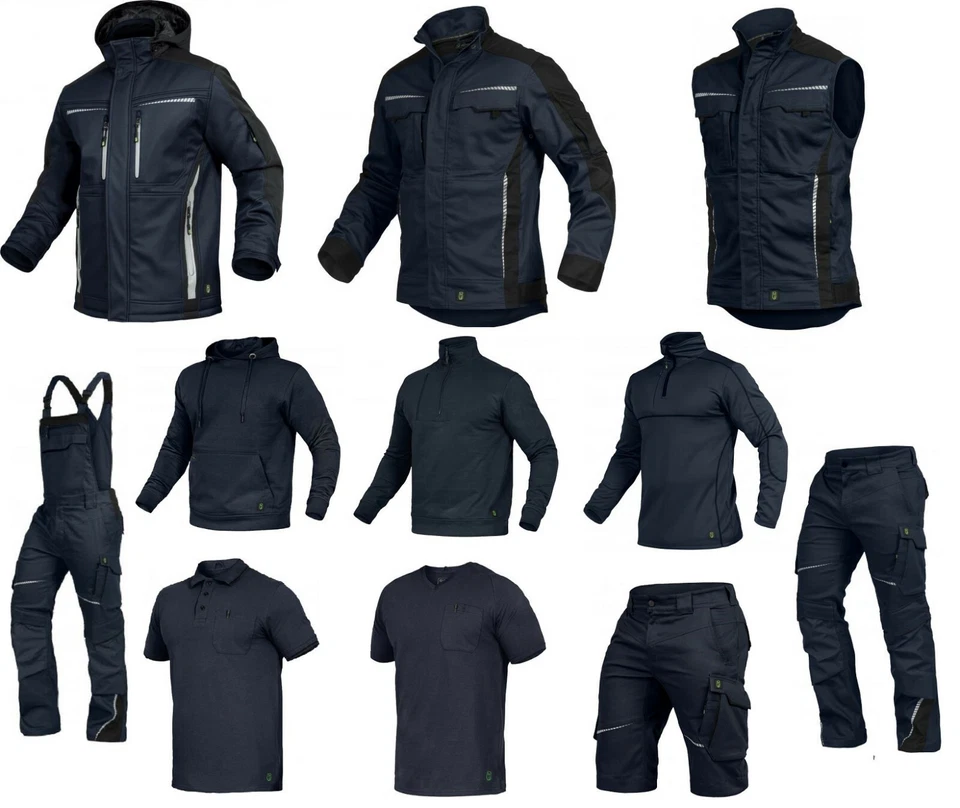 LEIBWÄCHTER Serie FLEX-LINE Latzhose Bundhose Winterjacke marine schwarz NEU