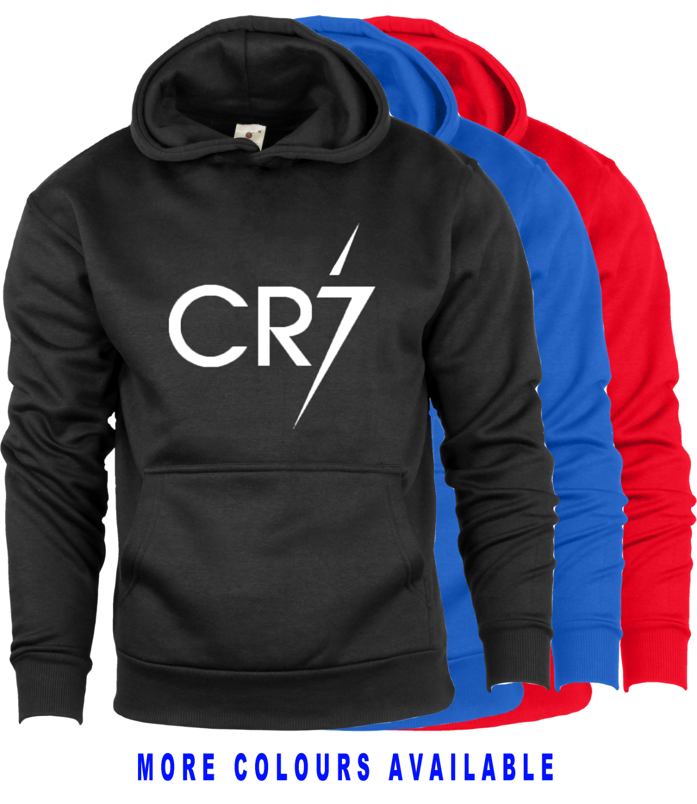 CR7 HOODIE T shirt ronaldo soccer gift kids White Print football cristiano  Hoody | eBay