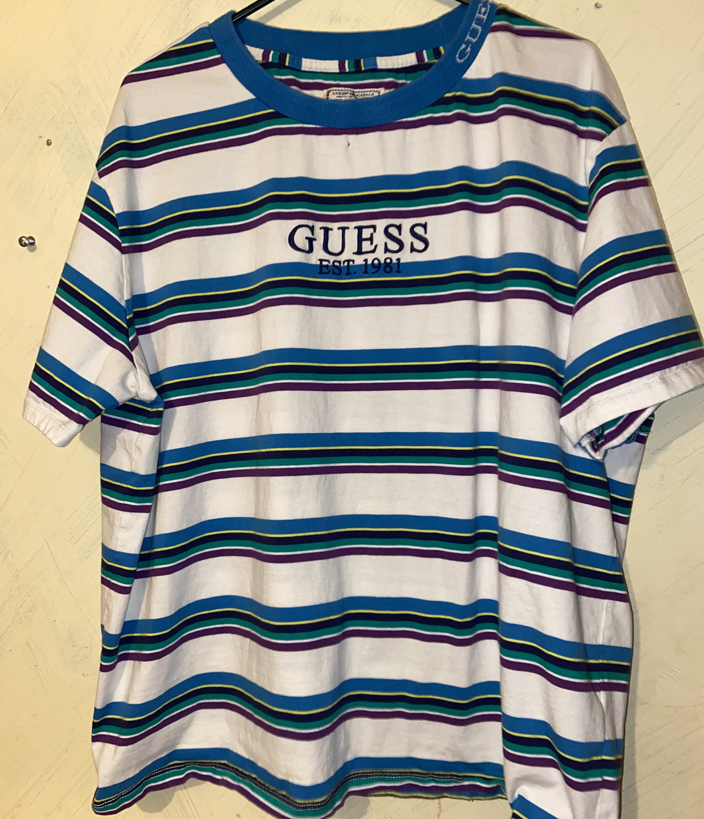 Vintage Guess EST.1991 Multi Shirt Mens Size XLarge | eBay