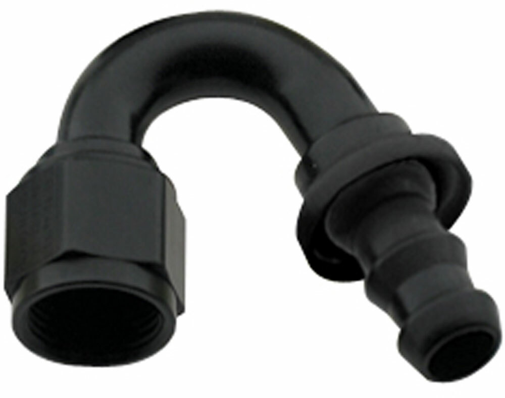 Fragola Hose Fitting #16 150-Degree Push Lock Black 215016-BL Fragola Hose Fitting #16 150-Degree Push Lock Black 215016-BL