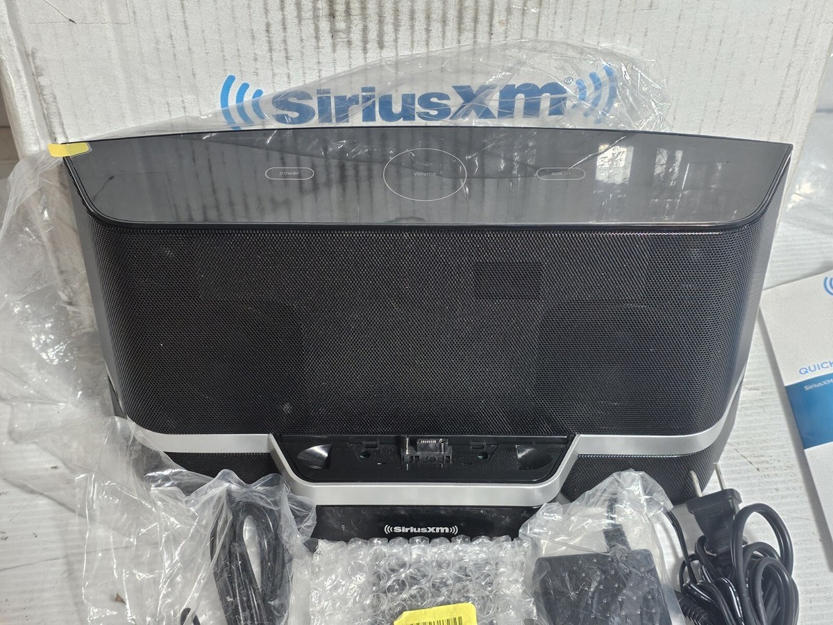 Sirius XM Portable Speaker Dock Boombox SXSD2 Satellite Radio For Parts Sirius XM Portable Speaker Dock Boombox SXSD2 Satellite Radio For Parts