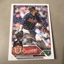 2023 Topps Holiday Mega Box Jared Shuster RC #H64 Braves!!!