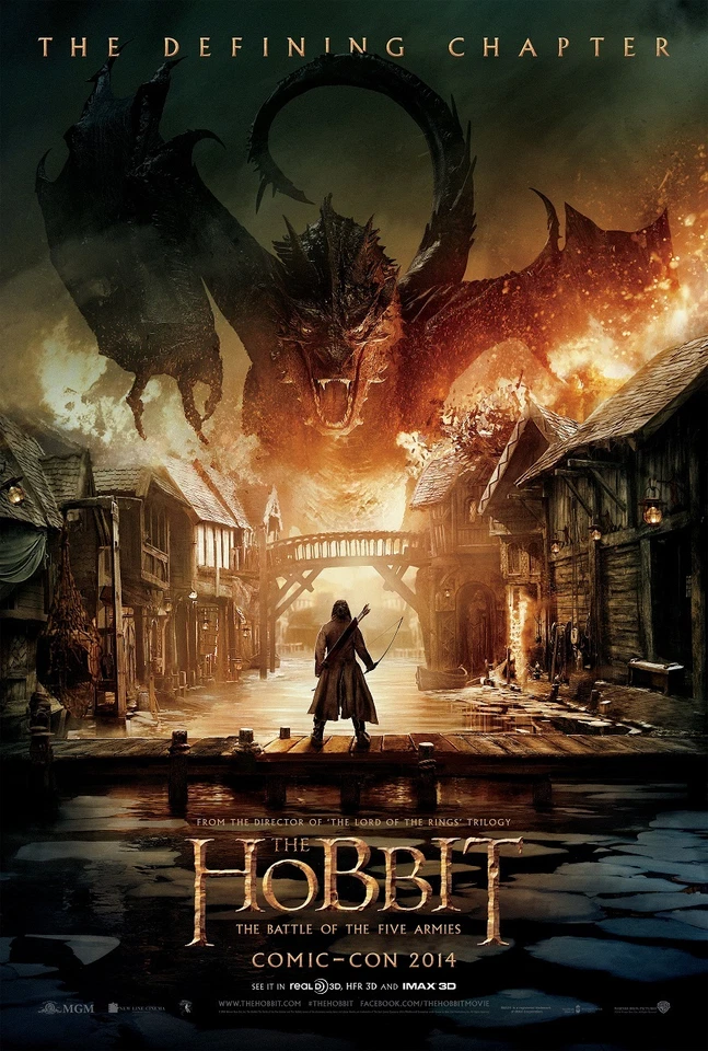 The Hobbit poster - Lord Of the Rings movie poster Battle Of The Five Armies (a)