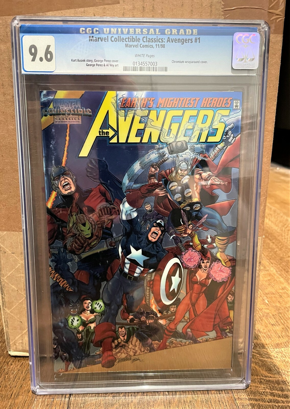 Marvel Collectible Classics: Avengers #1 CGC 9.6 Chromium Wraparound | eBay