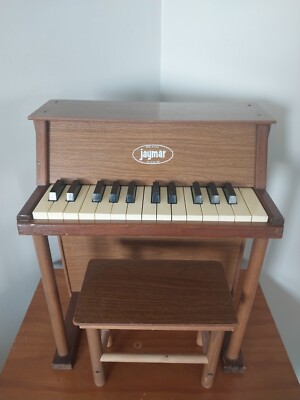 JAYMAR トイピアノ　アンティーク Vintage Jaymar 1950s Children Wood Toy Piano 30 Key Tabletop
