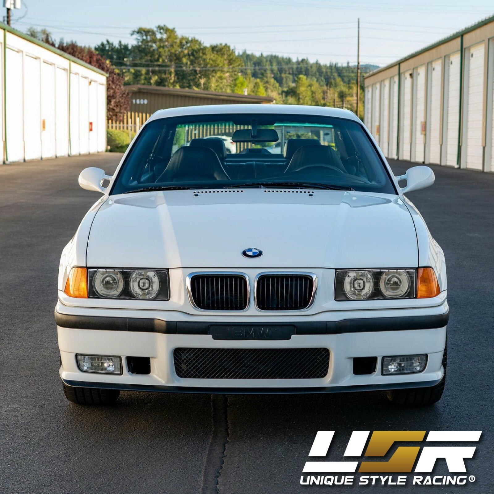 DEPO Euro GLASS Ellipsoid Projector Hella Style Headlamp For BMW E36 3 Series