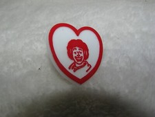 VINTAGE McDonalds Ring 1970's -Heart With Ronald McDonald